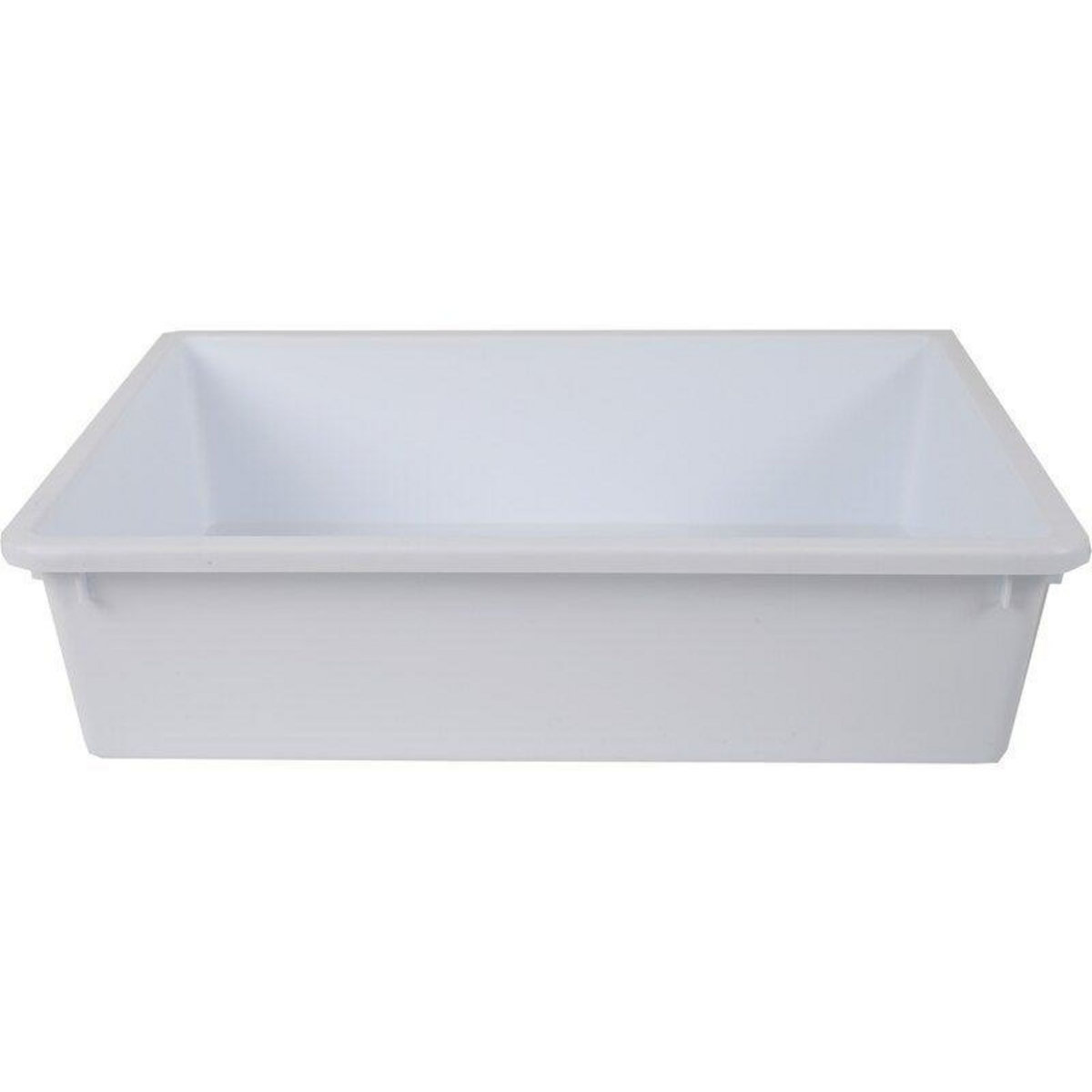 CENTRALE BRICO Bac alimentaire 5L polypropylène blanc 35x25xH. 10 cm