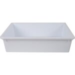 CENTRALE BRICO Bac alimentaire 5L polypropylène blanc 35x25xH. 10 cm