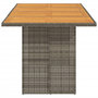 Voir la diapositive 5 : VIDAXL Table de jardin et dessus en bois d'acacia gris resine tressee