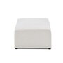 Voir la diapositive 4 : BEST MOBILIER Topaze - pouf - en tissu velours relief