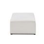 Voir la diapositive 4 : BEST MOBILIER Topaze - pouf - en tissu velours relief