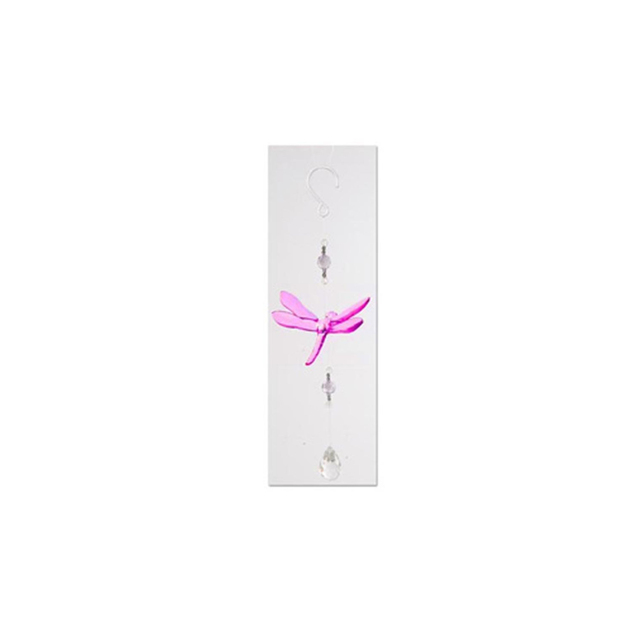 ATMOSPHERA Suspension décorative libellule en acrylique - Rose