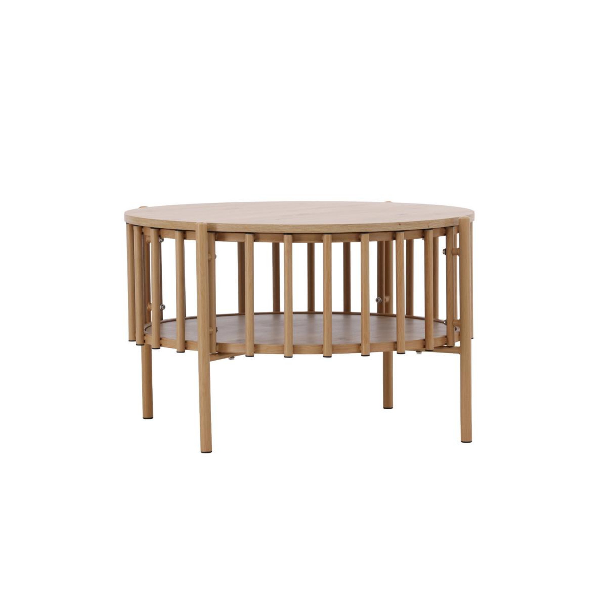 Voir la diapositive 2 : Paris Prix Table basse design  rubbo  80cm naturel