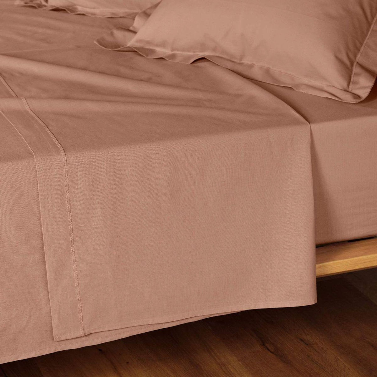 Paris Prix Drap Plat  Lina  240x300cm Rose Blush