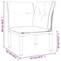 Voir la diapositive 6 : VIDAXL Chaise d'angle de jardin avec coussins noir/gris resine tressee