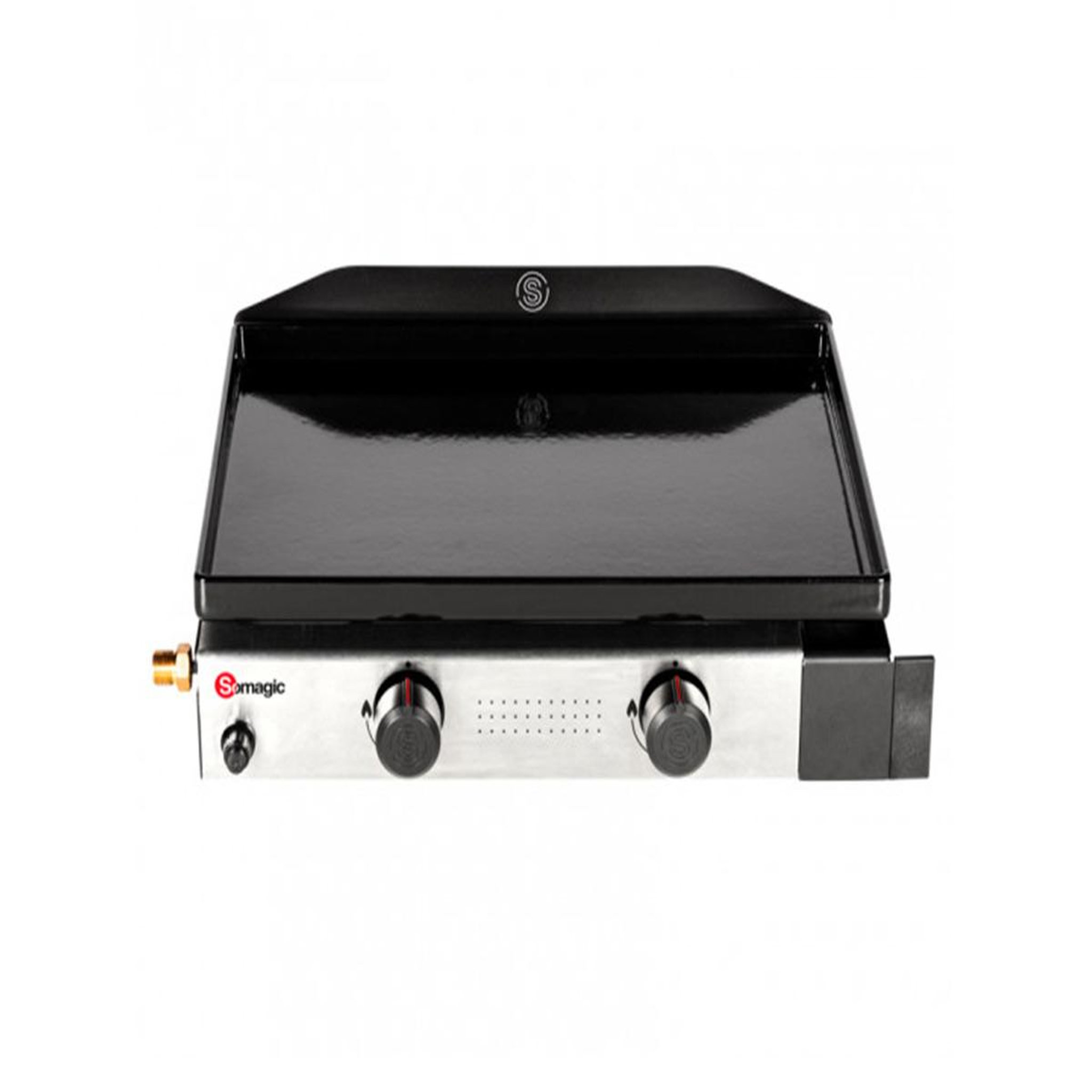 Voir la diapositive 3 : SOMAGIC Plancha gaz 2 brûleurs solia 200 - somagic