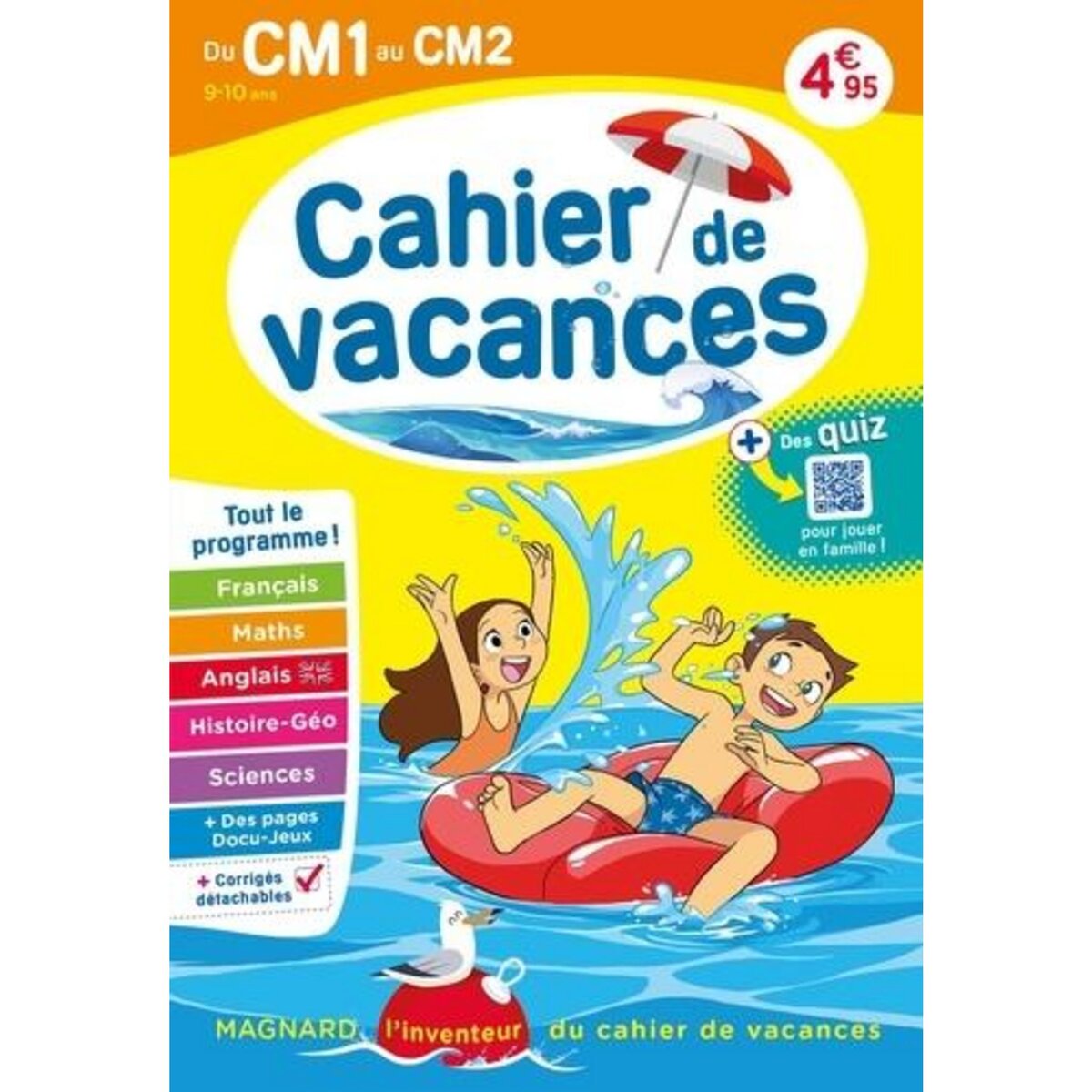 CAHIER DE VACANCES DU CM1 AU CM2. EDITION 2023, Charles Alain