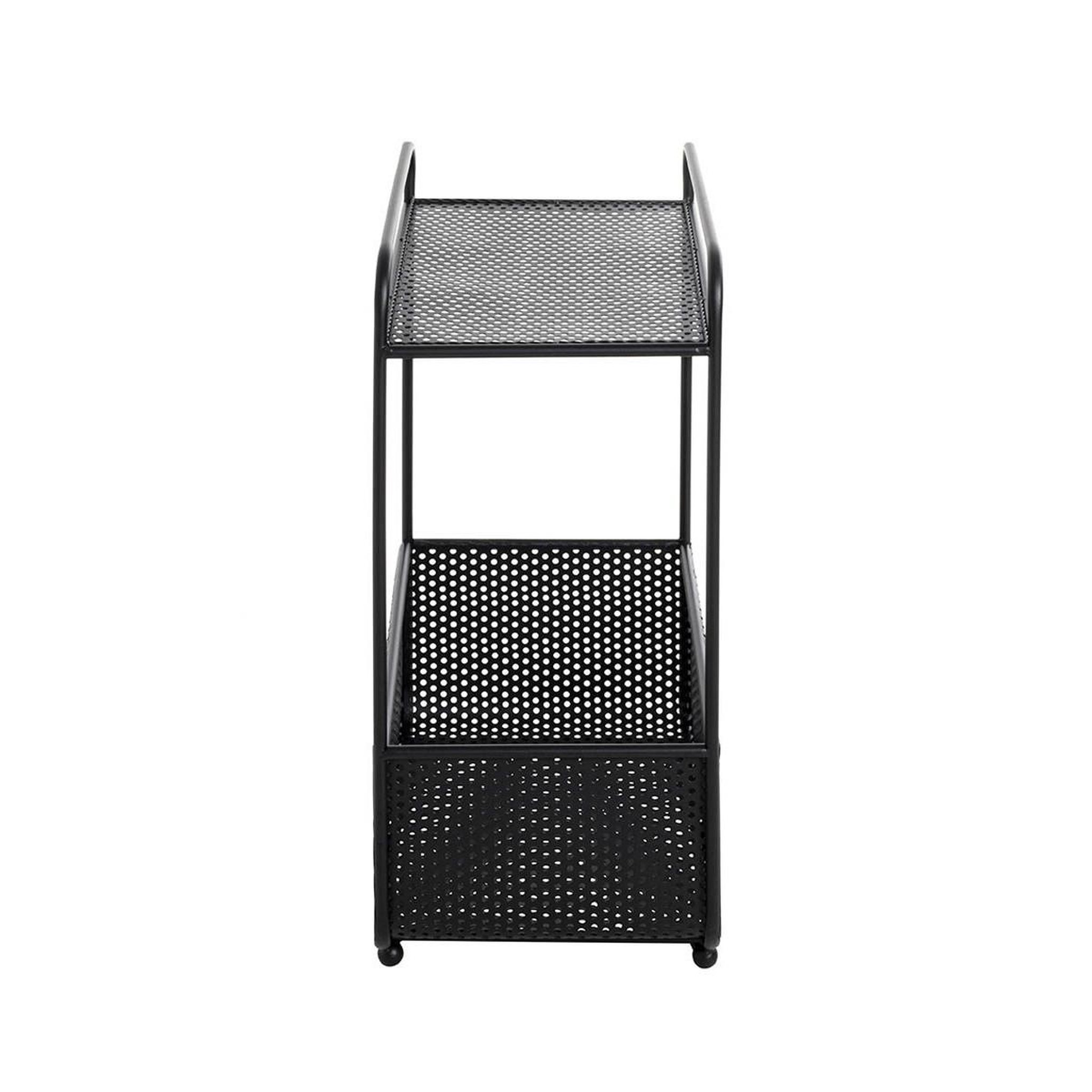Voir la diapositive 3 : Paris Prix Table d'appoint porte-revues  lacano  58cm noir