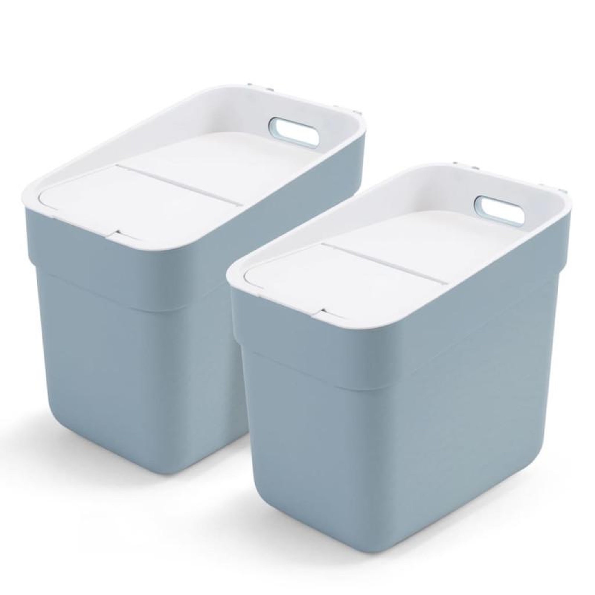 Voir la diapositive 3 : CURVER Curver Poubelle Ready to Collect 20 L Bleu clair