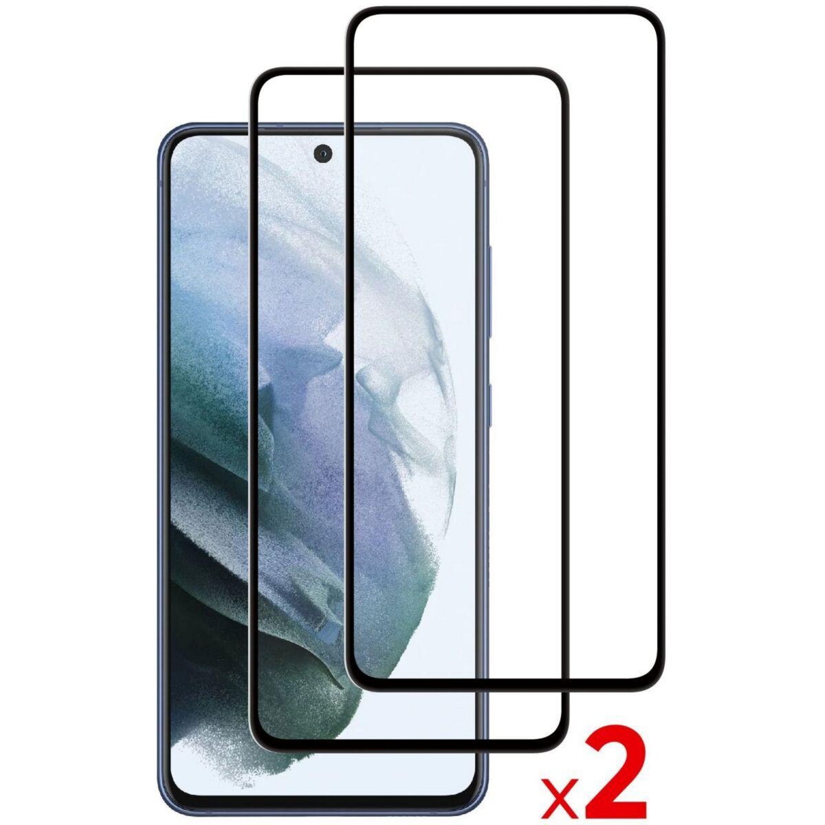 ESSENTIEL B Protège écran Samsung S21 FE Verre trempé x2 pas cher 