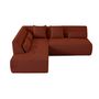 Voir la diapositive 6 : LISA DESIGN Onyx - canapé modulable d'angle gauche - 5 places - en tissu mailles 3d