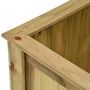 Voir la diapositive 4 : VIDAXL Jardiniere surelevee 100x50x50 cm Bois de pin impregne