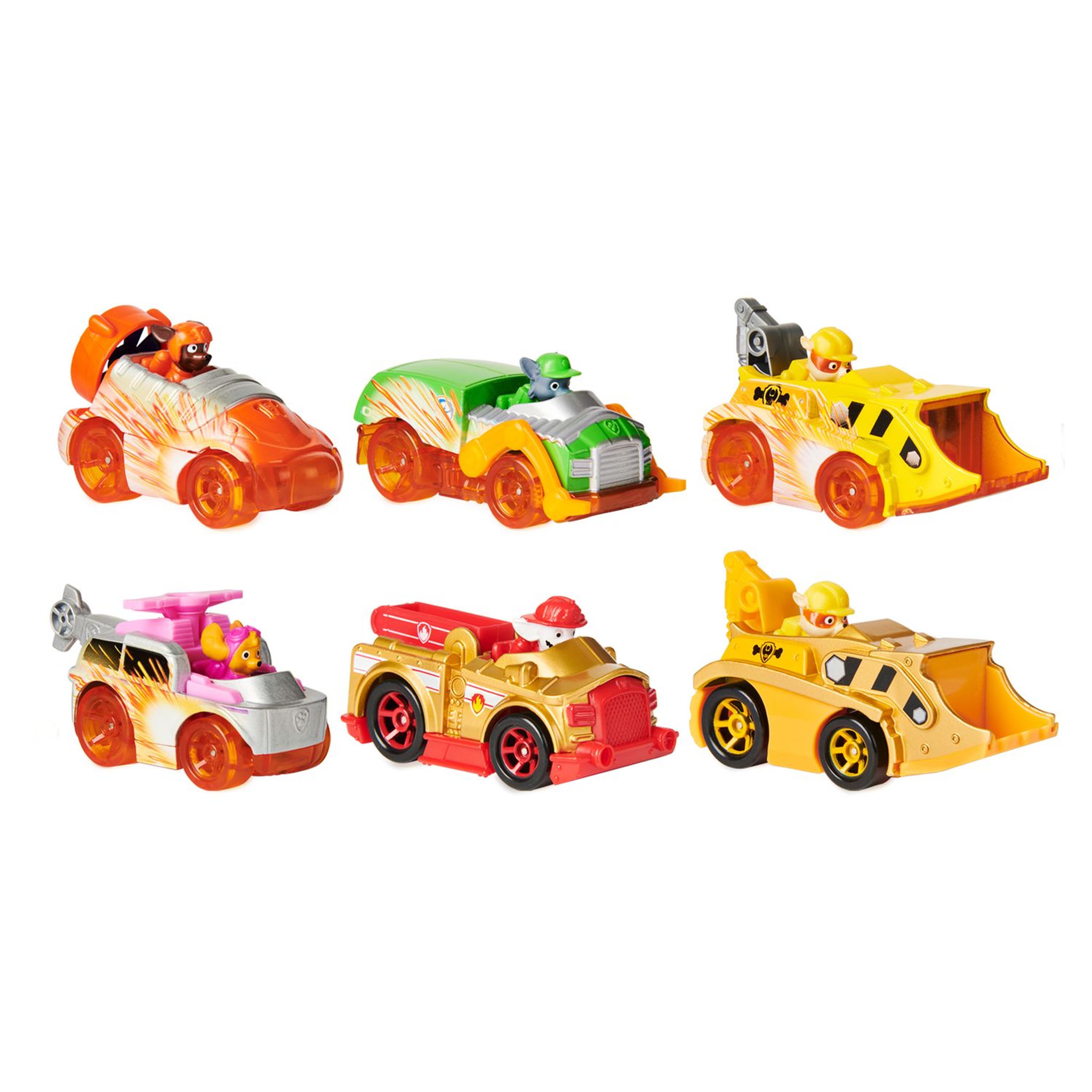 Voir la diapositive 1 : SPIN MASTER Paw Patrol pack de 6 véhicules True metal