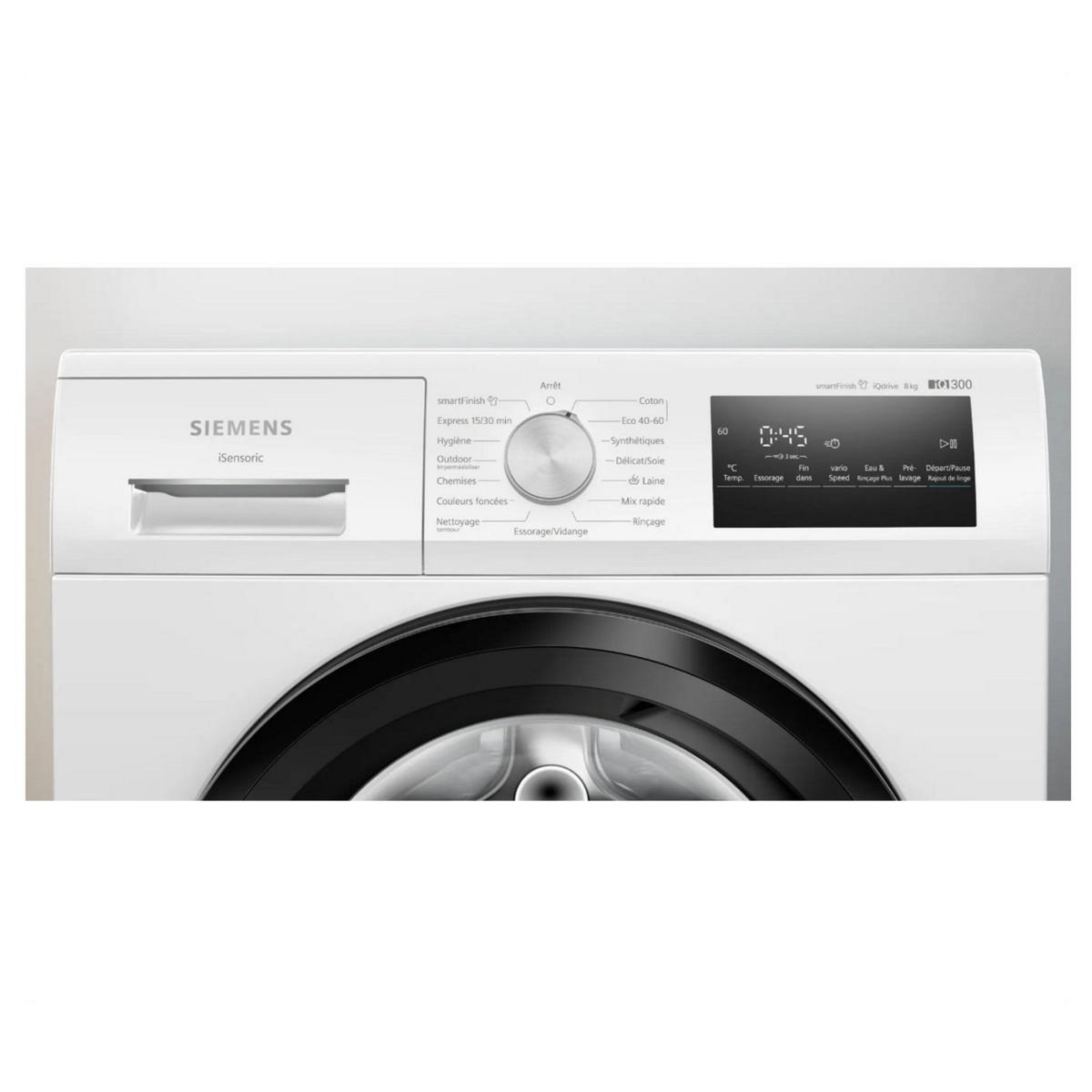 Siemens Lave-linge frontal 8kg 1400 tours/min blanc - WM14N248FR