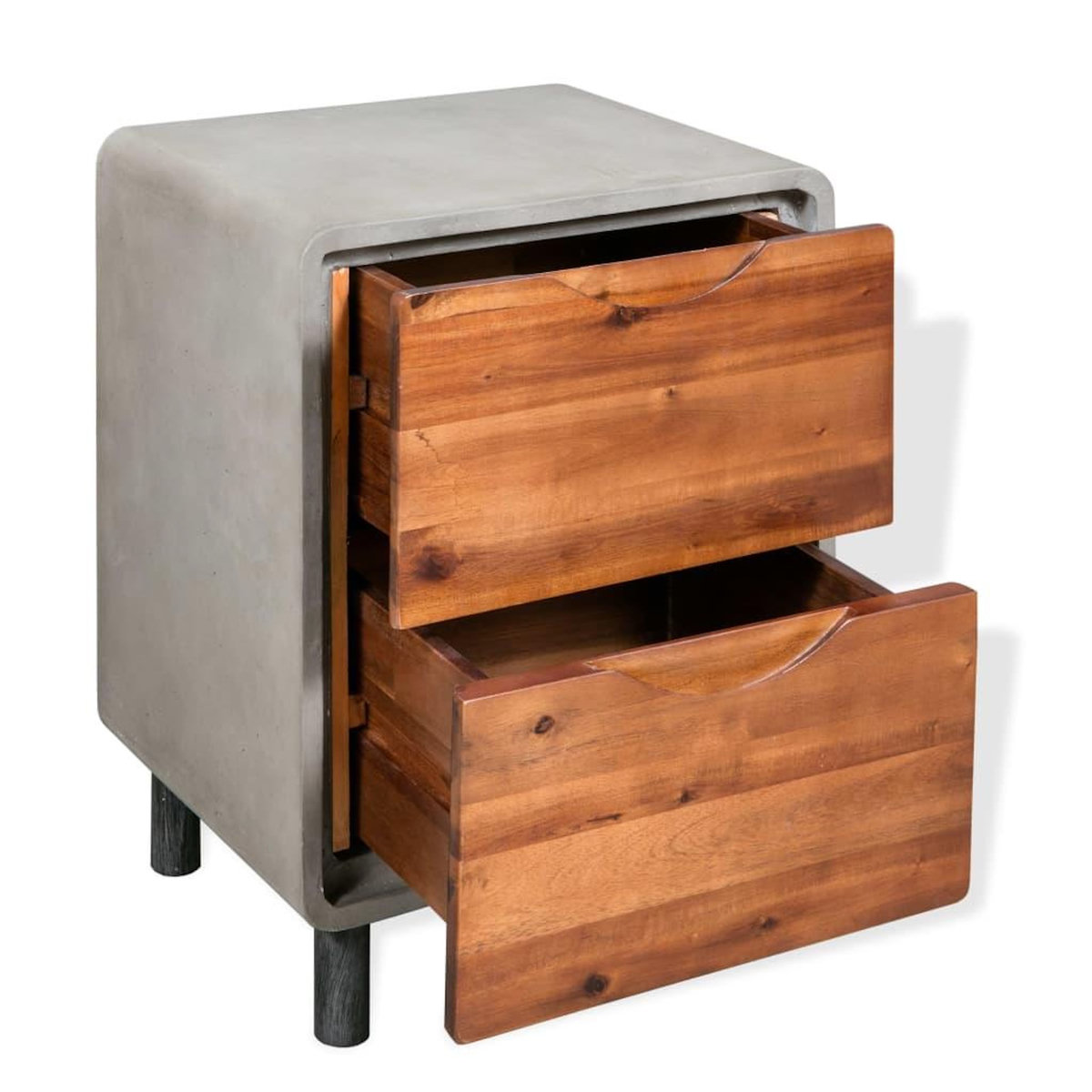 VIDAXL Table de chevet Bois d'acacia massif 40 x 30 x 50 cm