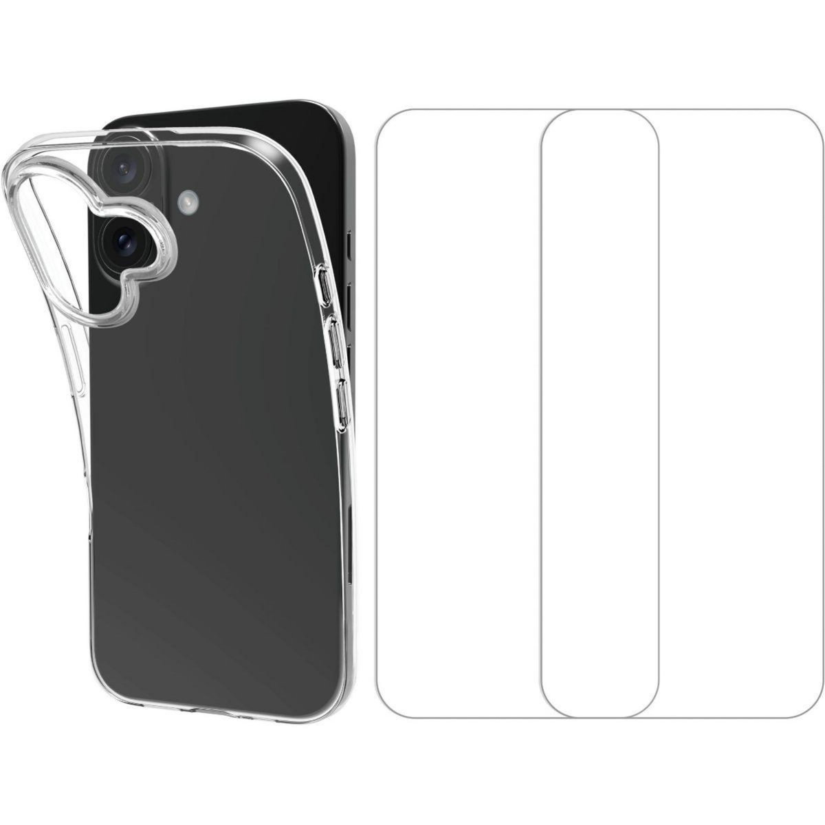 ESSENTIEL B Coque iPhone 16 coque + Verre trempè