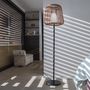 Voir la diapositive 5 : Lumisky Lampadaire ext filaire BOHEME Bois Poly rotin H150CM