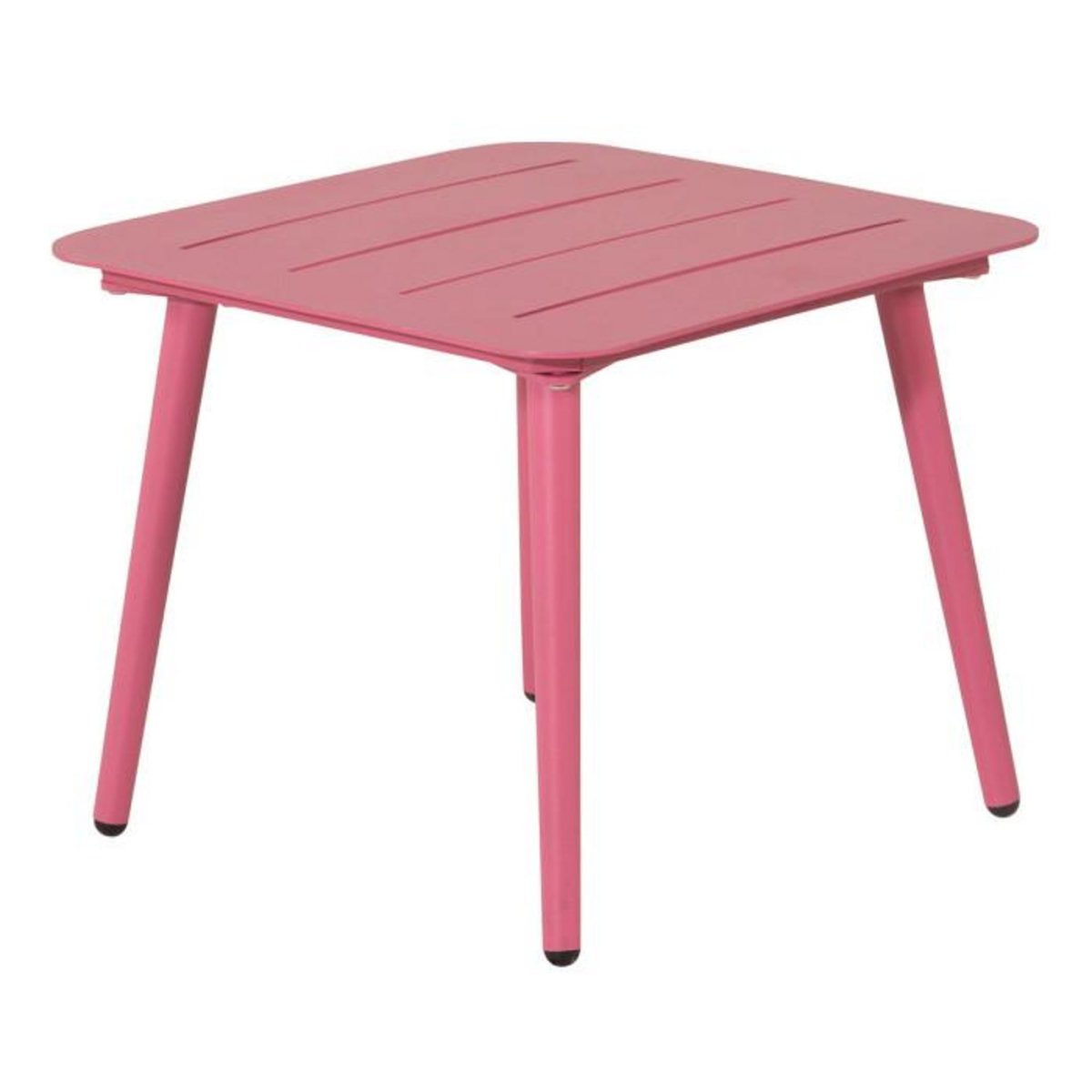 Paris Prix Table d'Appoint de Jardin Carrée  Lina  40cm Rose