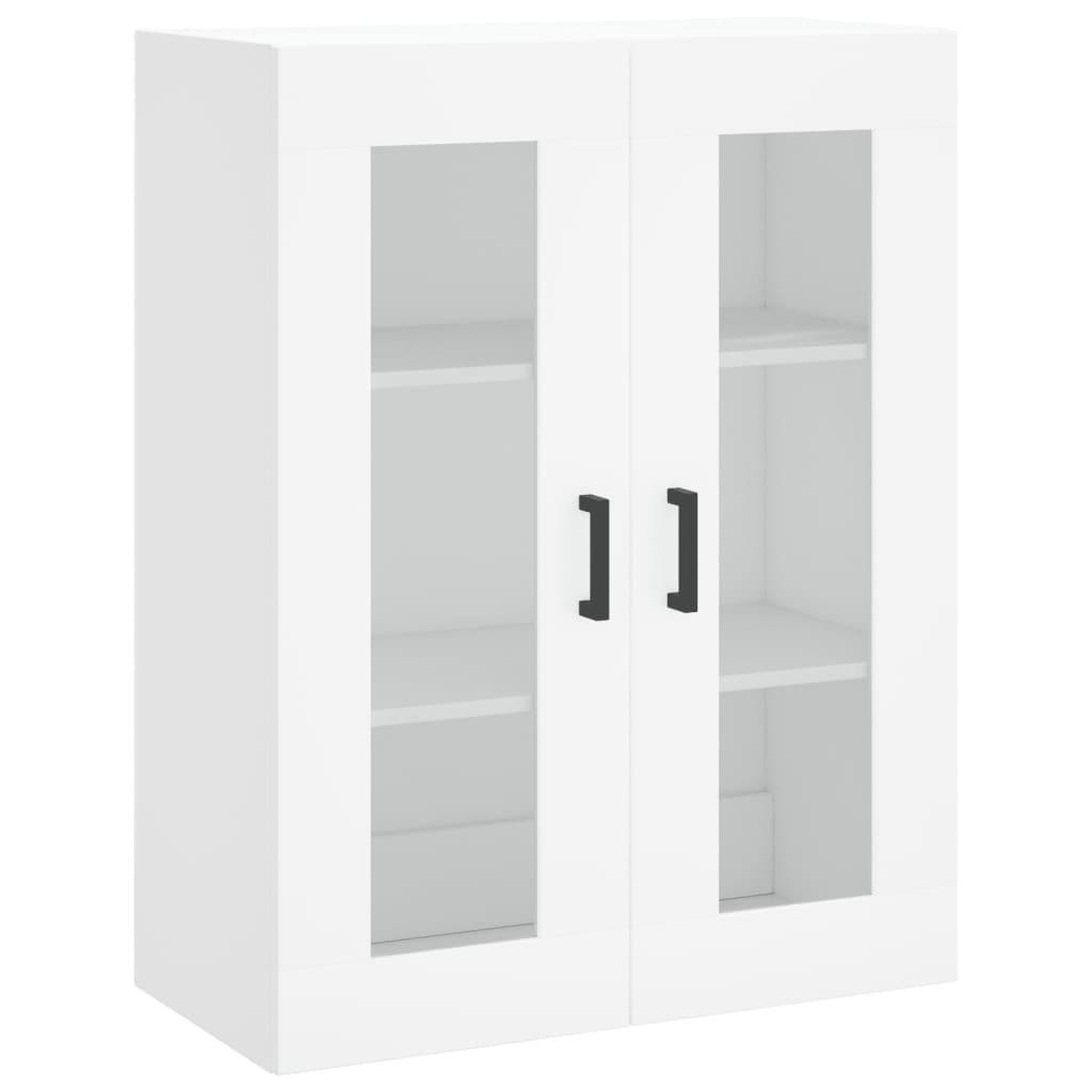 Voir la diapositive 5 : VIDAXL Buffet haut Blanc 69,5x34x180 cm Bois d'ingenierie