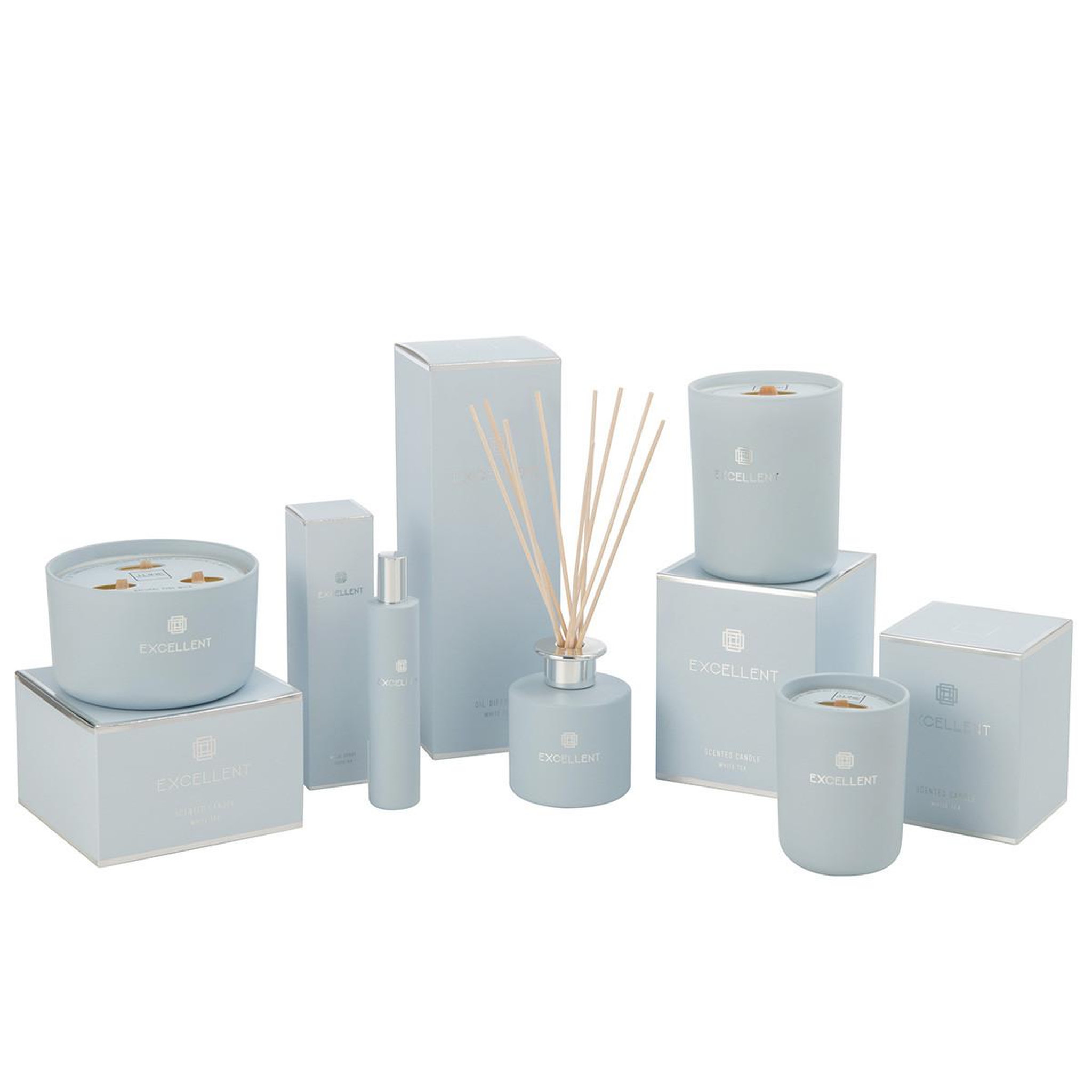 Voir la diapositive 2 : J-LINE Huile parfumée  excellent  27cm white tea