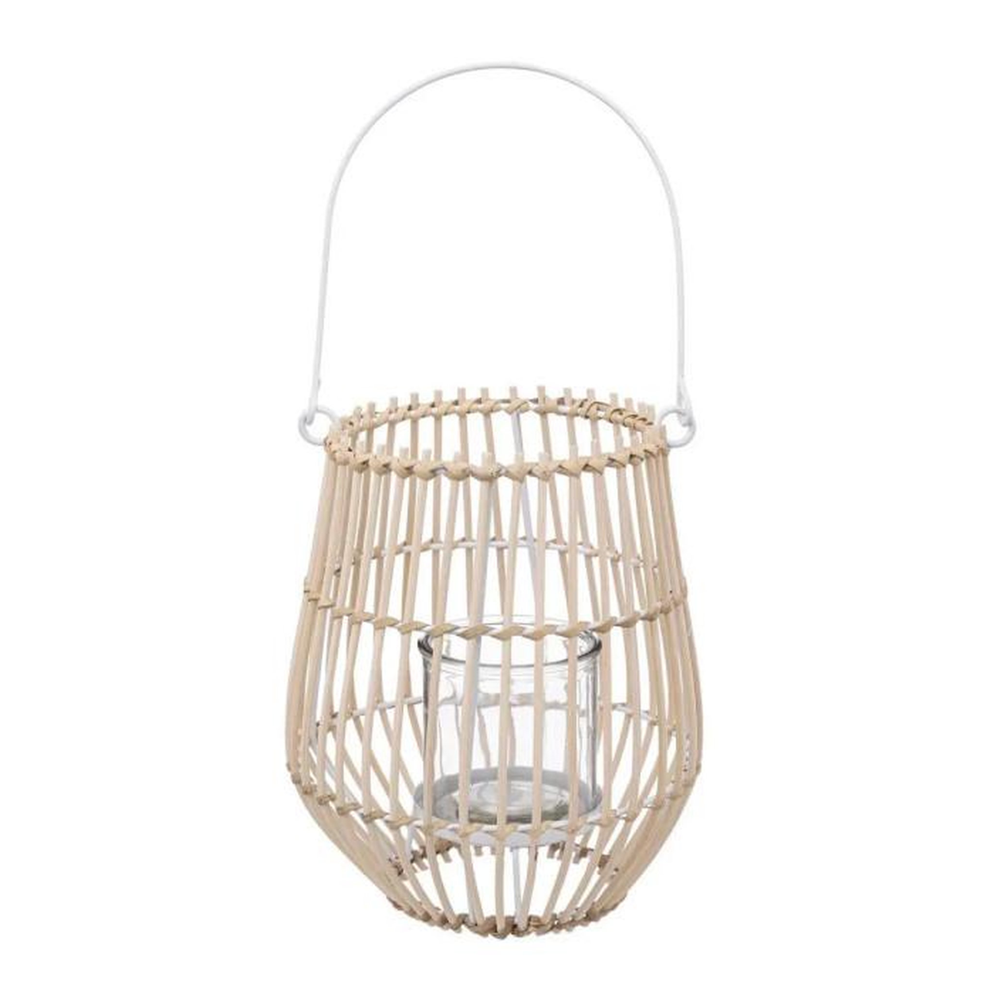 ATMOSPHERA Lanterne Déco en Rotin  Malino  21cm Beige