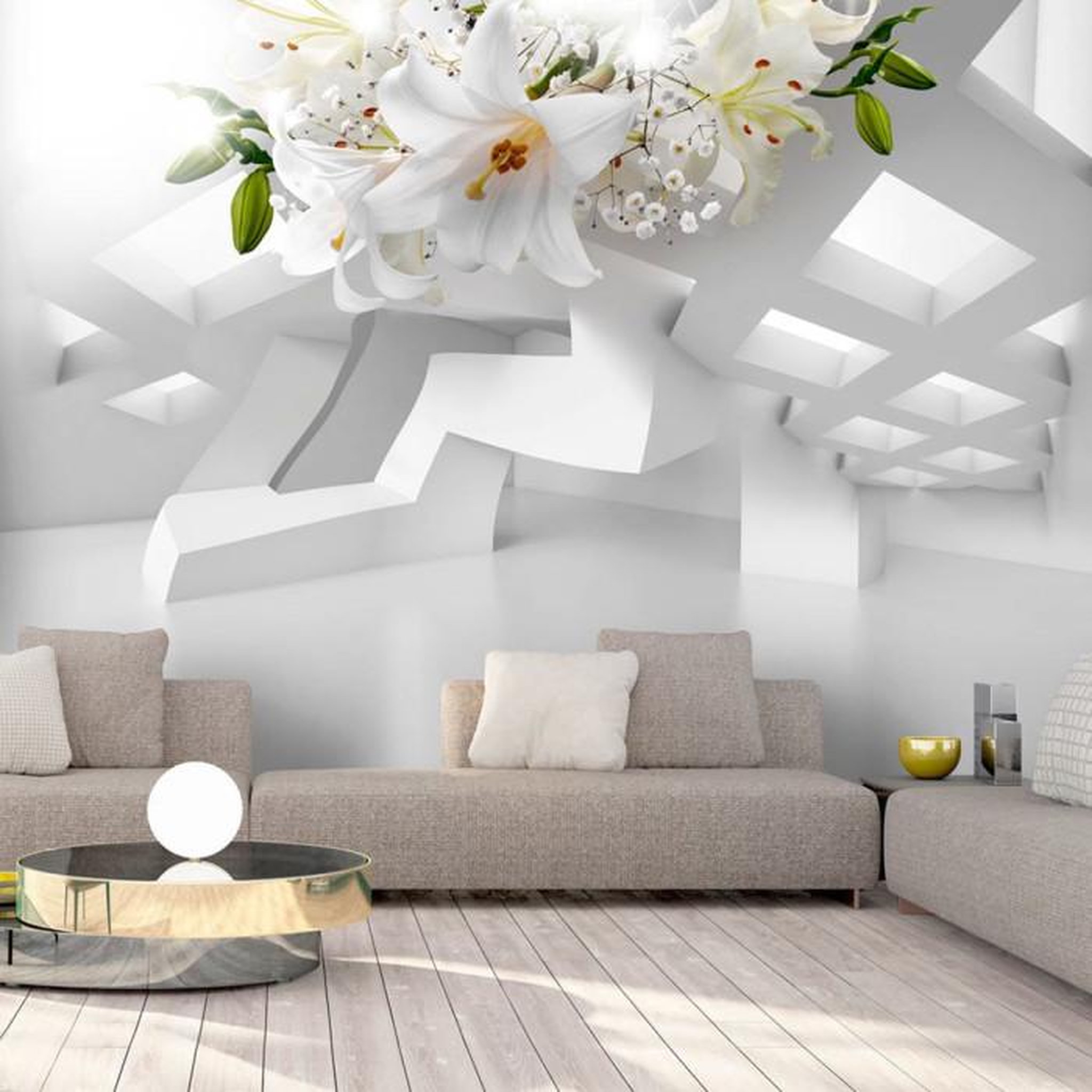 Paris Prix Papier Peint  Abstract Mirage. Coloris disponibles : Multicolore