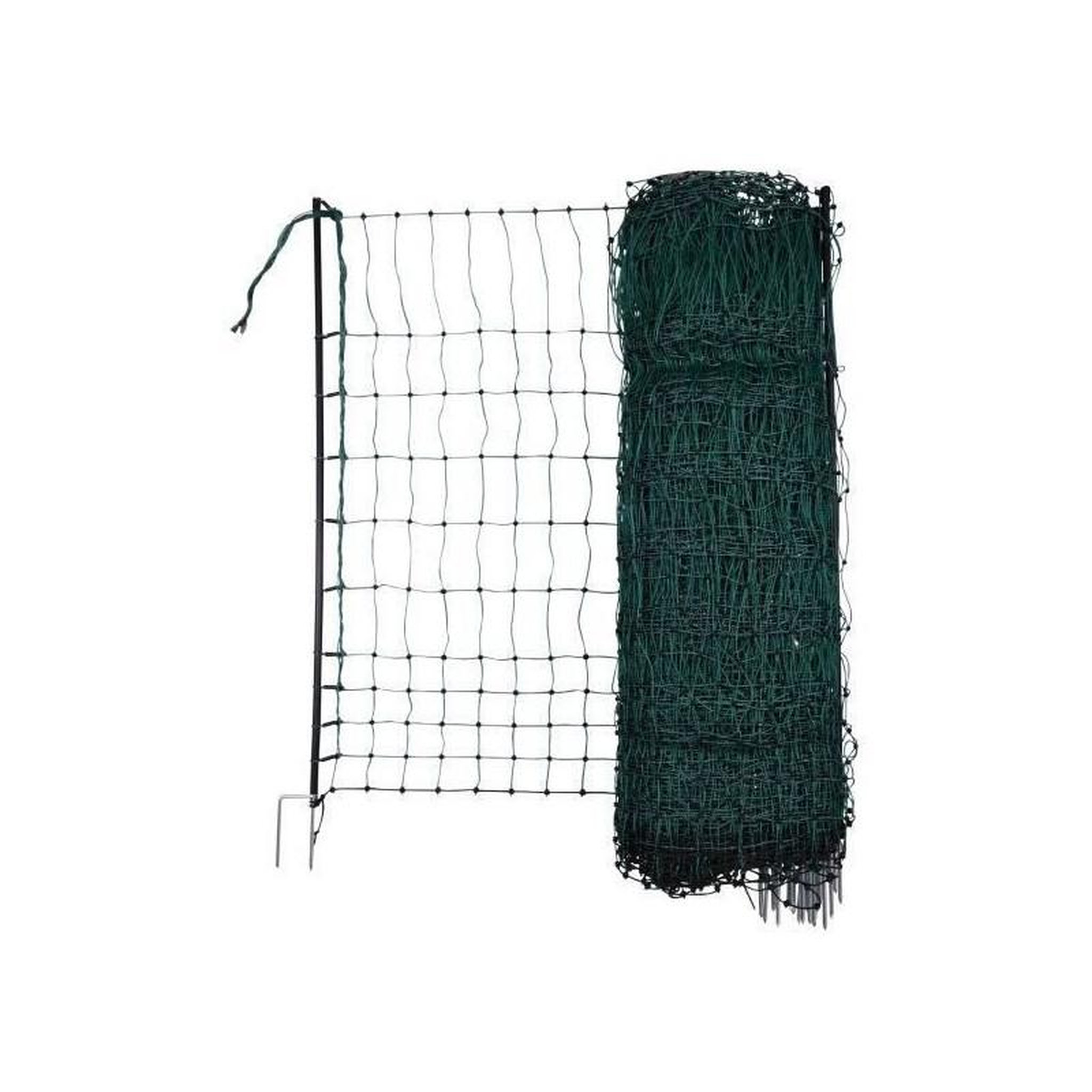 Voir la diapositive 1 : KERBL Filet E volaille - KERBL - 25 m - 106 cm - Double pointe - Vert