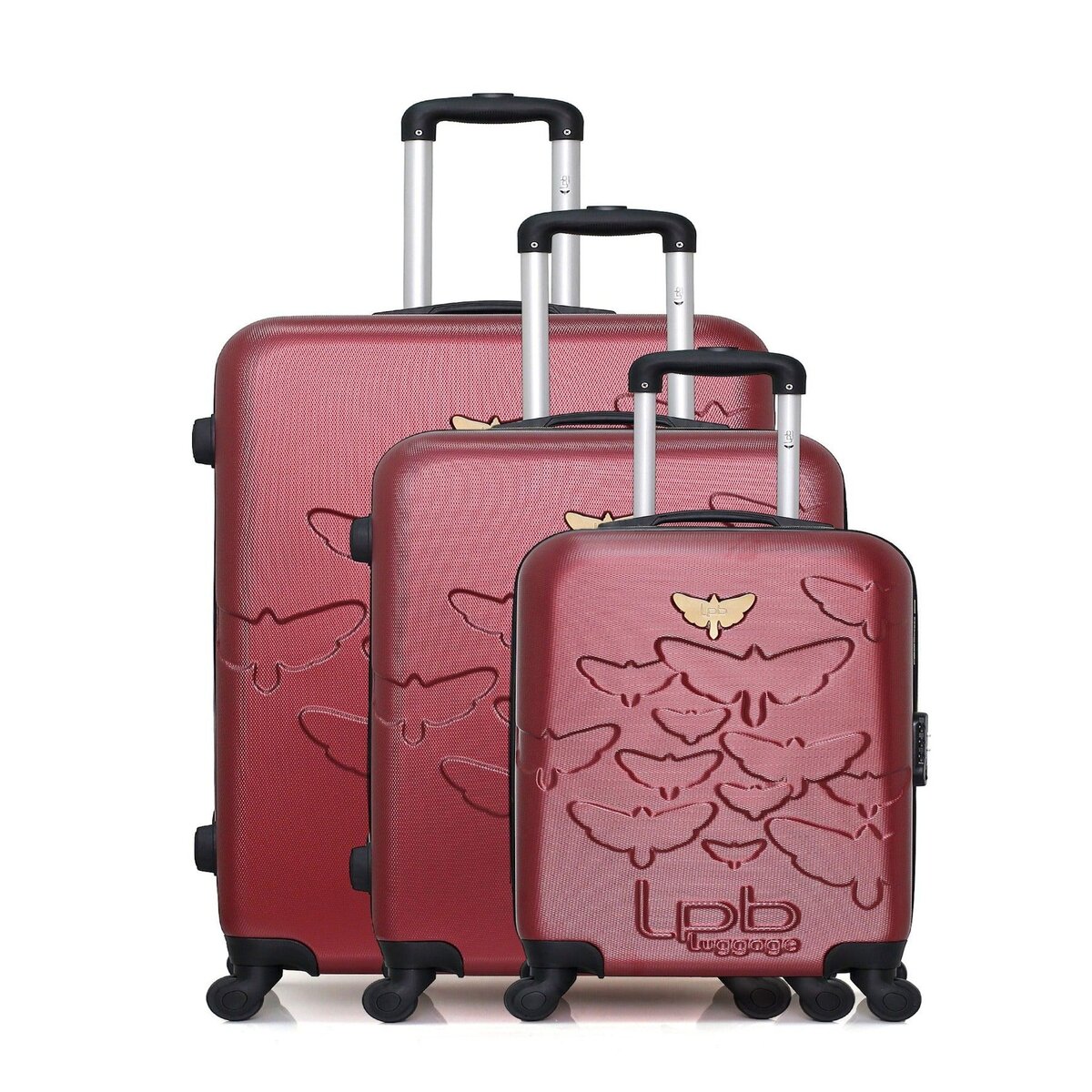 LES P'TITES BOMBES LPB LPB LUGGAGE - Set de 3 Valises AELYS 75 cm 4 Roues