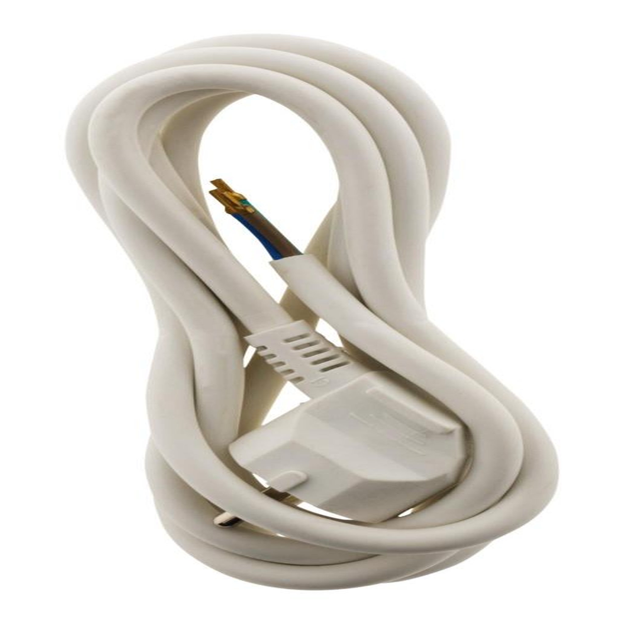 ZENITECH Cordon d'alimentation avec prise 16A 3G1,5 2m Blanc - Zenitech