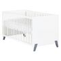 Voir la diapositive 4 : BABY PRICE  Lit bébé évolutif Little Big Bed 140x70cm JOY coloris gris  
