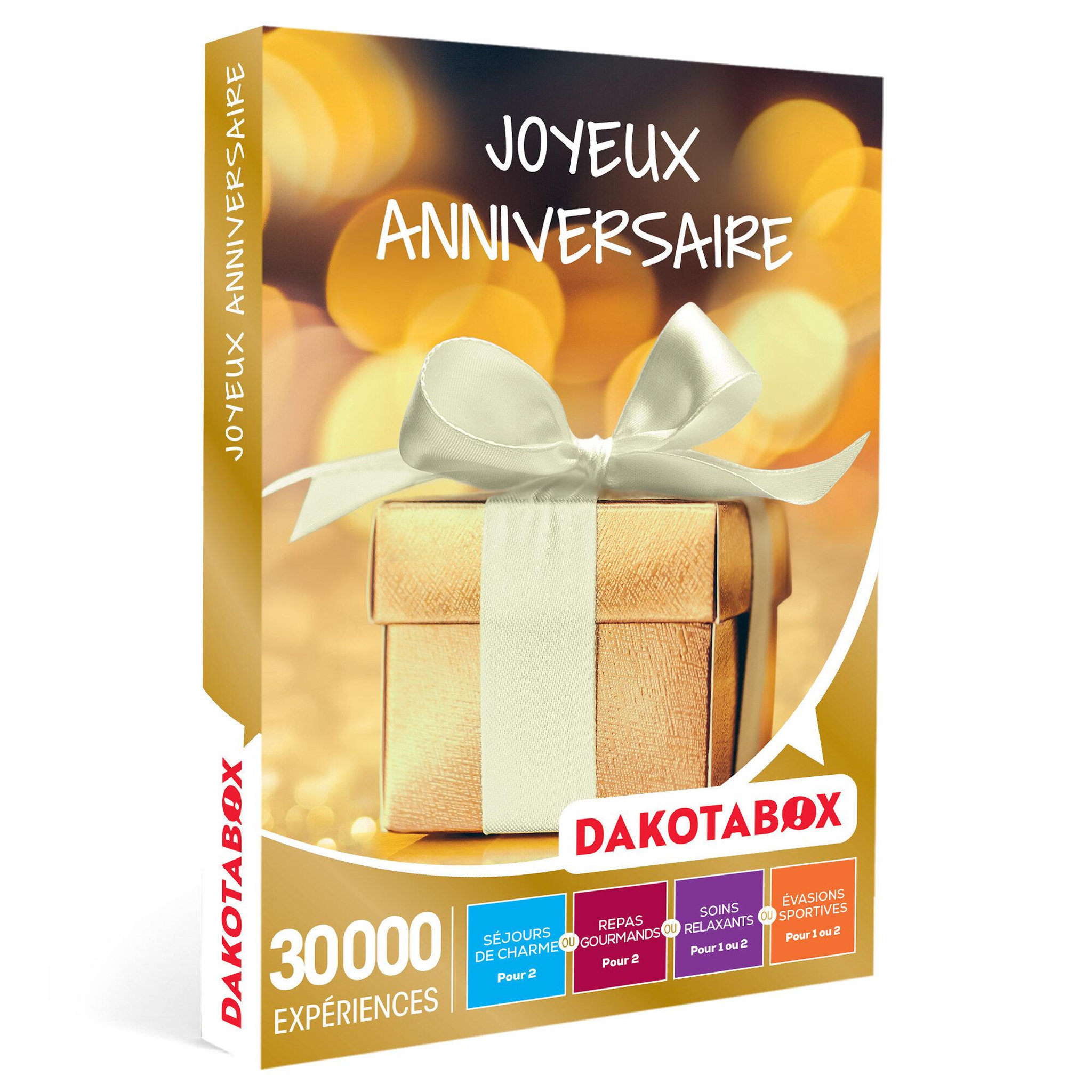 Smartbox Joyeux anniversaire - coffret cadeau multi-activités