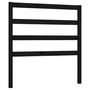 Voir la diapositive 2 : VIDAXL Tete de lit Noir 95x4x100 cm Bois massif de pin