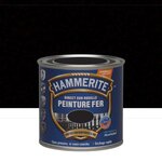 CENTRALE BRICO Peinture fer extérieur Direct sur rouille HAMMERITE noir ferronnerie mat 0.25 l