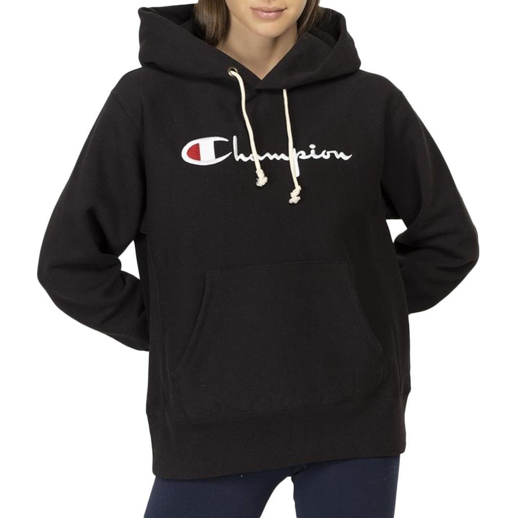 CHAMPION Sweat  Femme Champion Reverse. Coloris disponibles : Noir