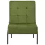 VIDAXL Chaise de relaxation 65x79x87 cm Vert clair Velours