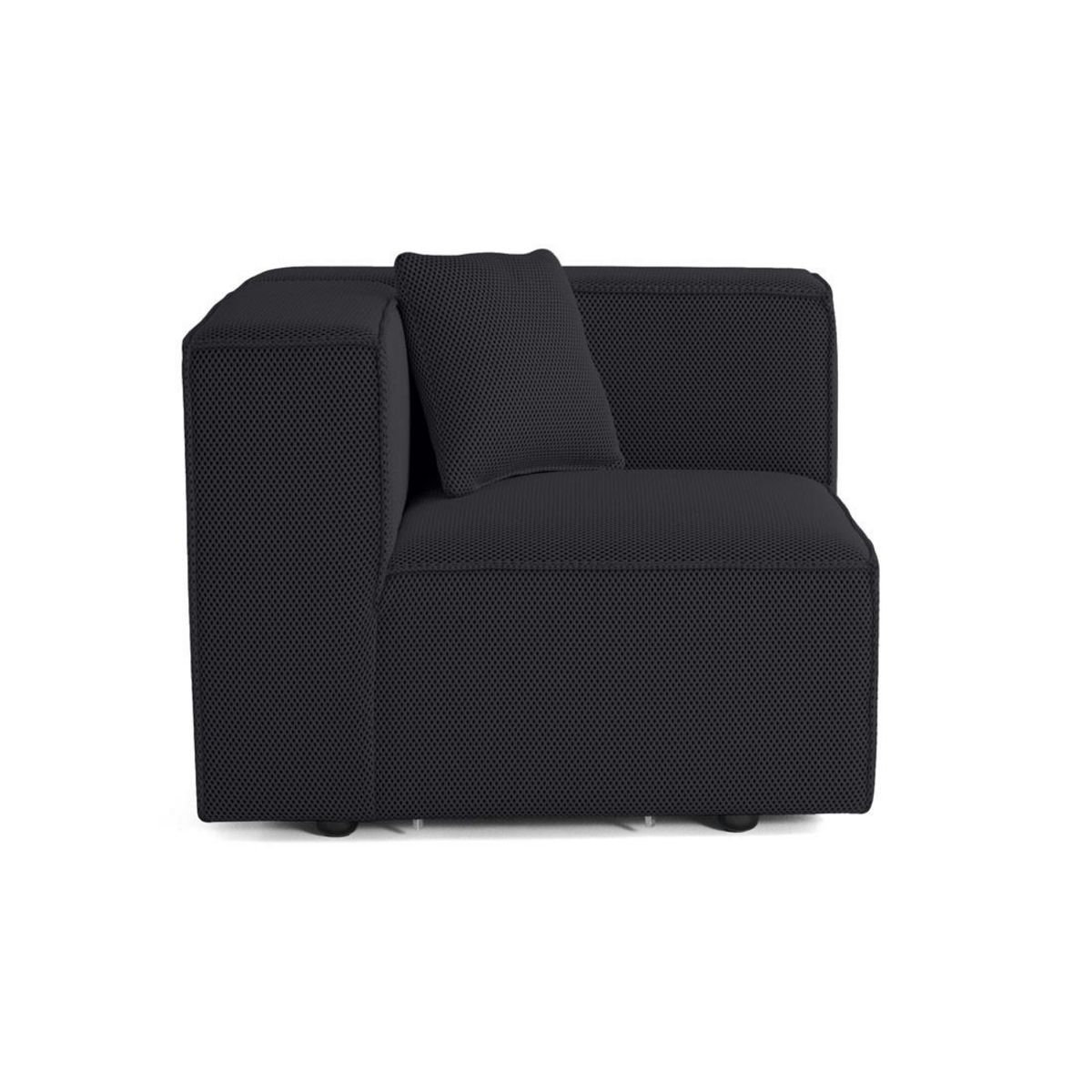 LISA DESIGN Arty - module d'assise droit - en tissu mailles 3d