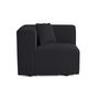 Voir la diapositive 4 : LISA DESIGN Arty - module d'assise droit - en tissu mailles 3d