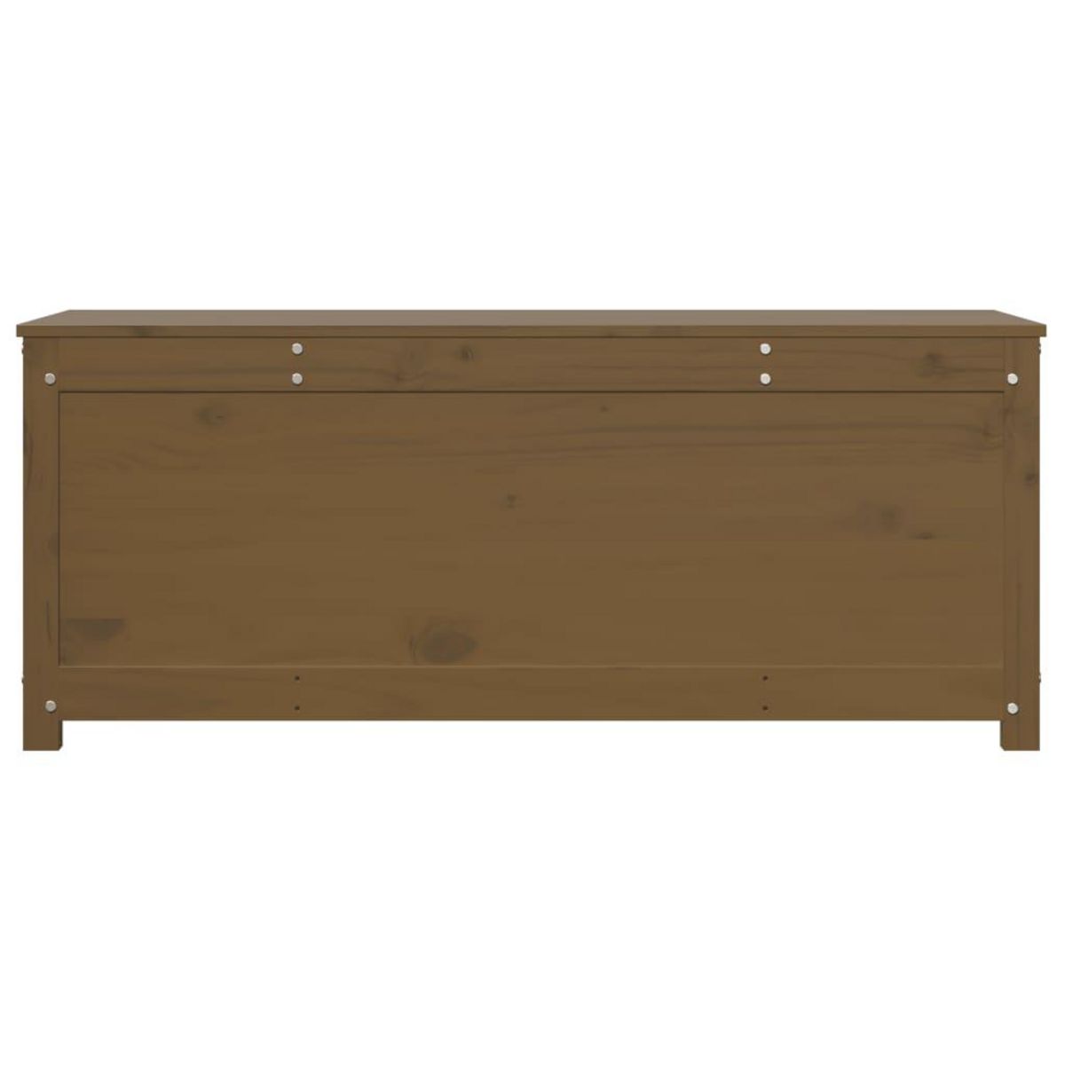 VIDAXL Boîte de rangement Marron miel 110x50x45,5cm Bois massif de pin
