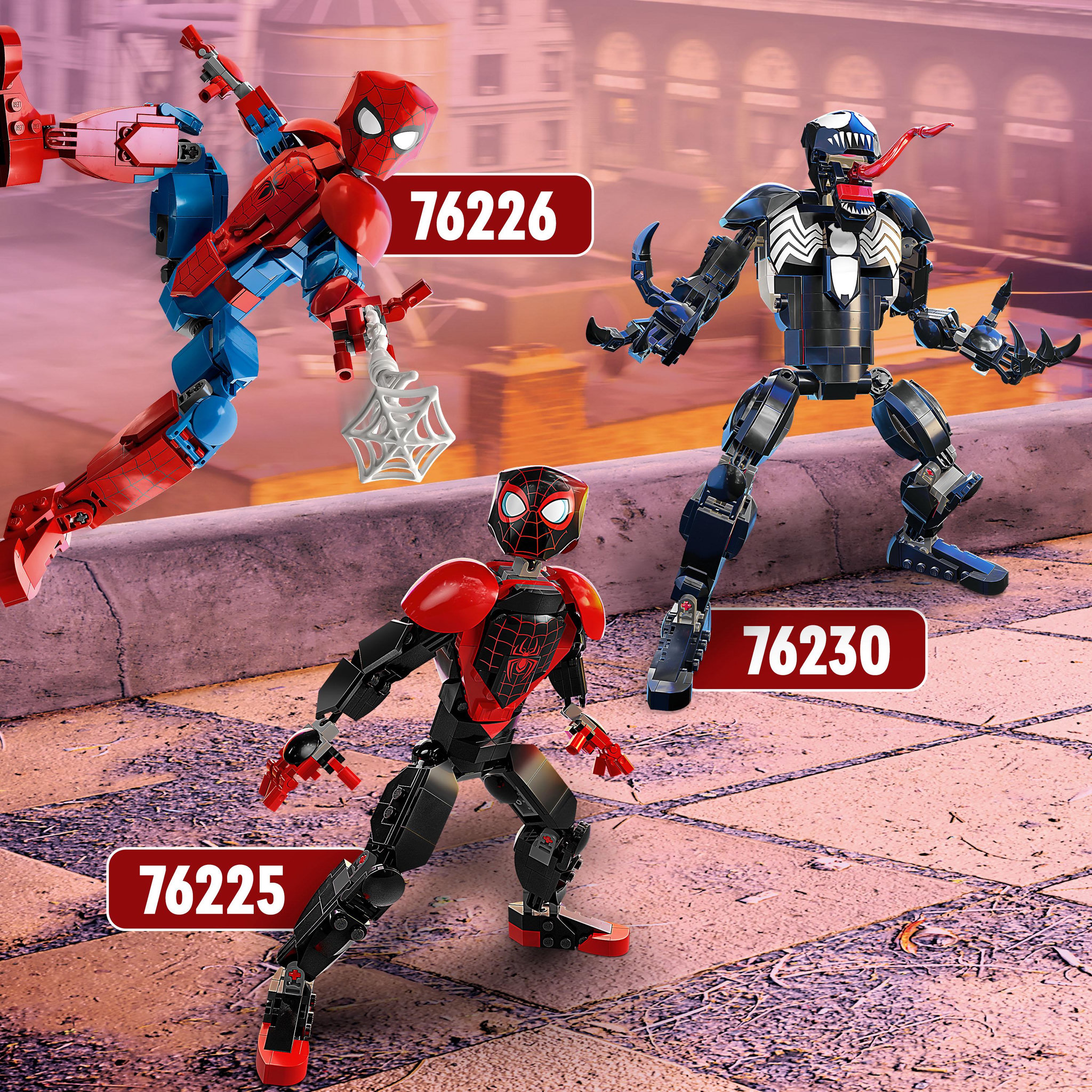 Voir la diapositive 6 : LEGO Marvel Super Heroes 76226 La Figurine Spiderman, Jeu de Construction, Minifigurine Miles Morales, Cadeau Super-Héros