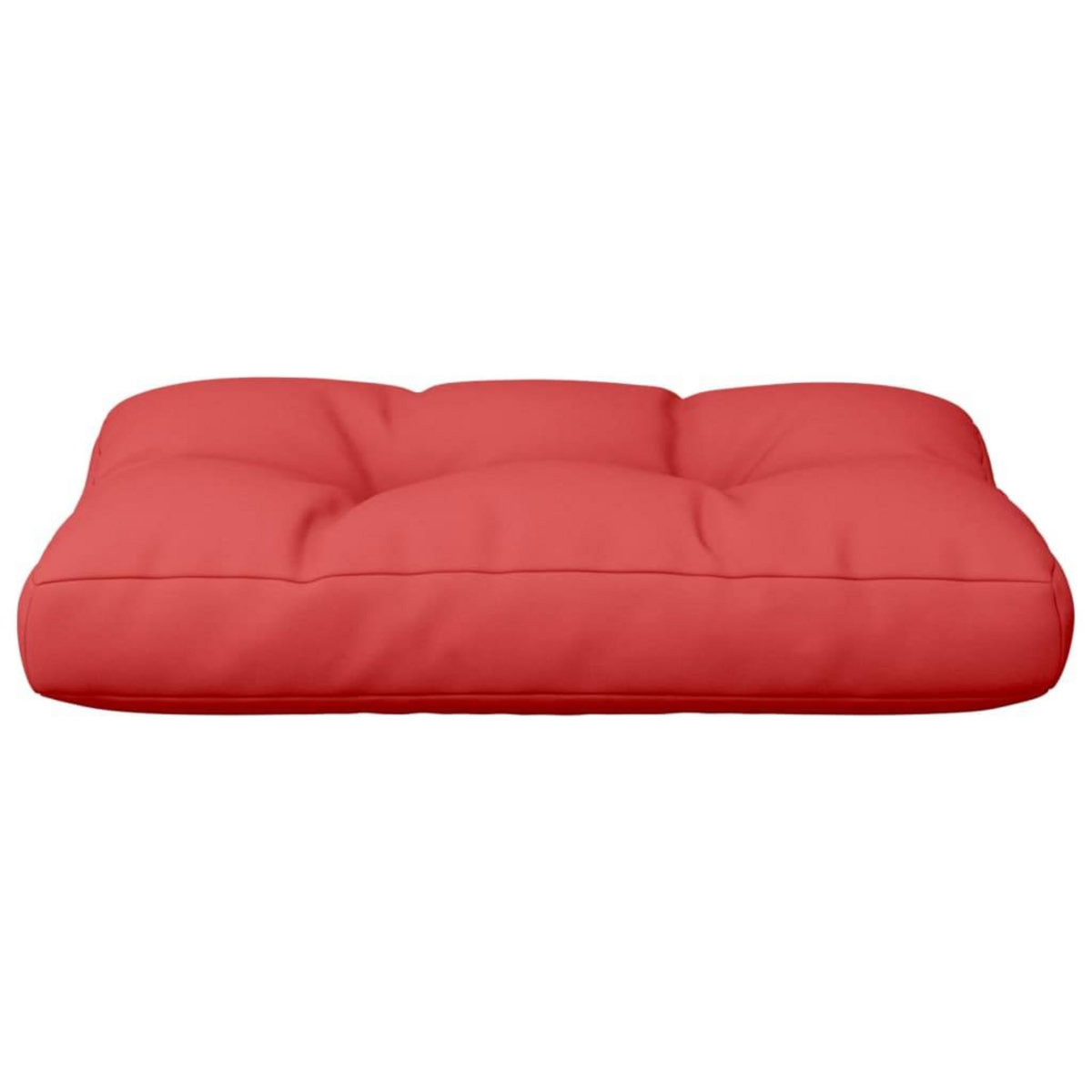 VIDAXL Coussin de palette rouge 60x40x12 cm tissu
