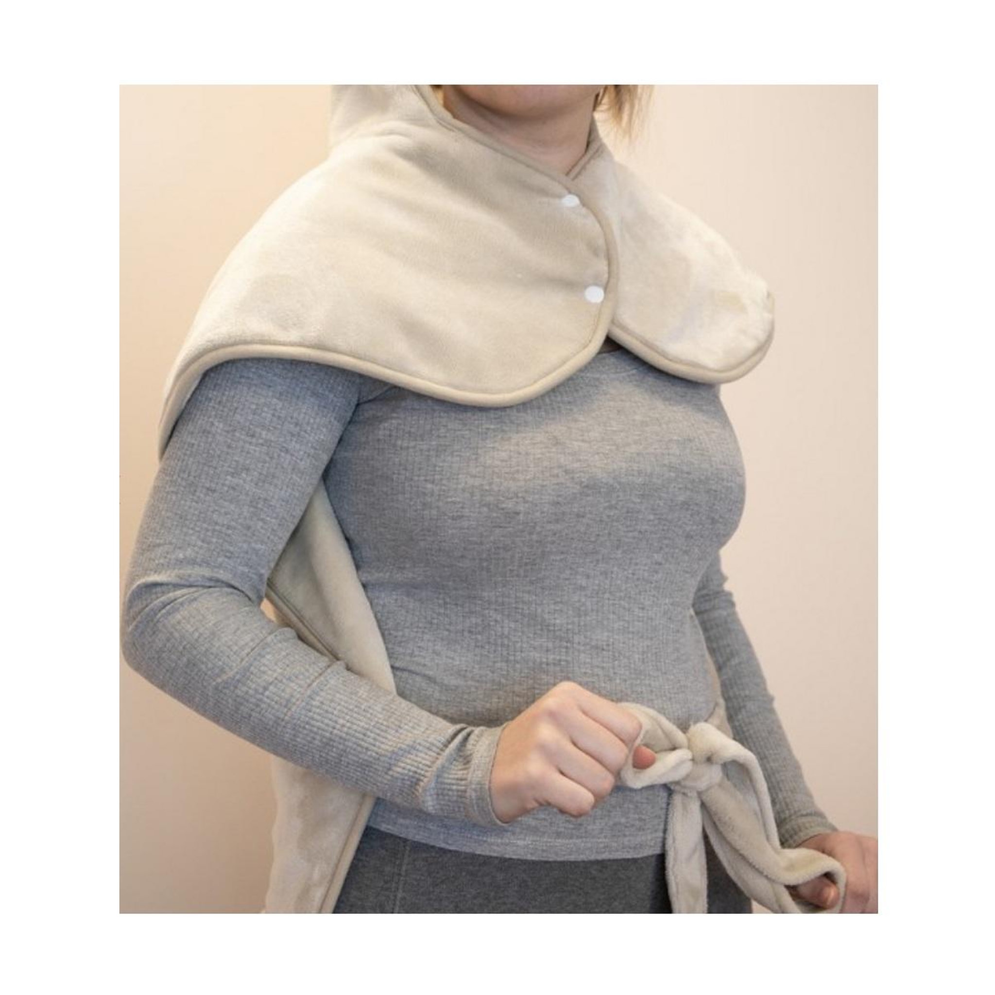 Voir la diapositive 3 : LIVOO Coussin chauffant dos et cervicales 100w - dos218c