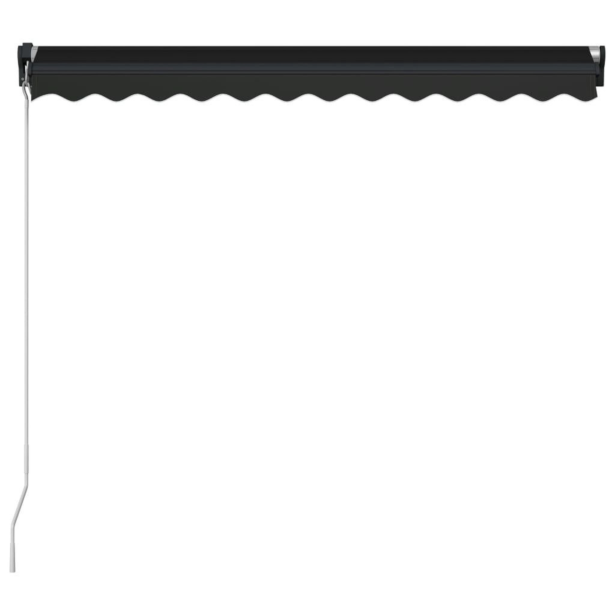 Voir la diapositive 5 : VIDAXL Auvent manuel retractable avec LED 300x250 cm Anthracite