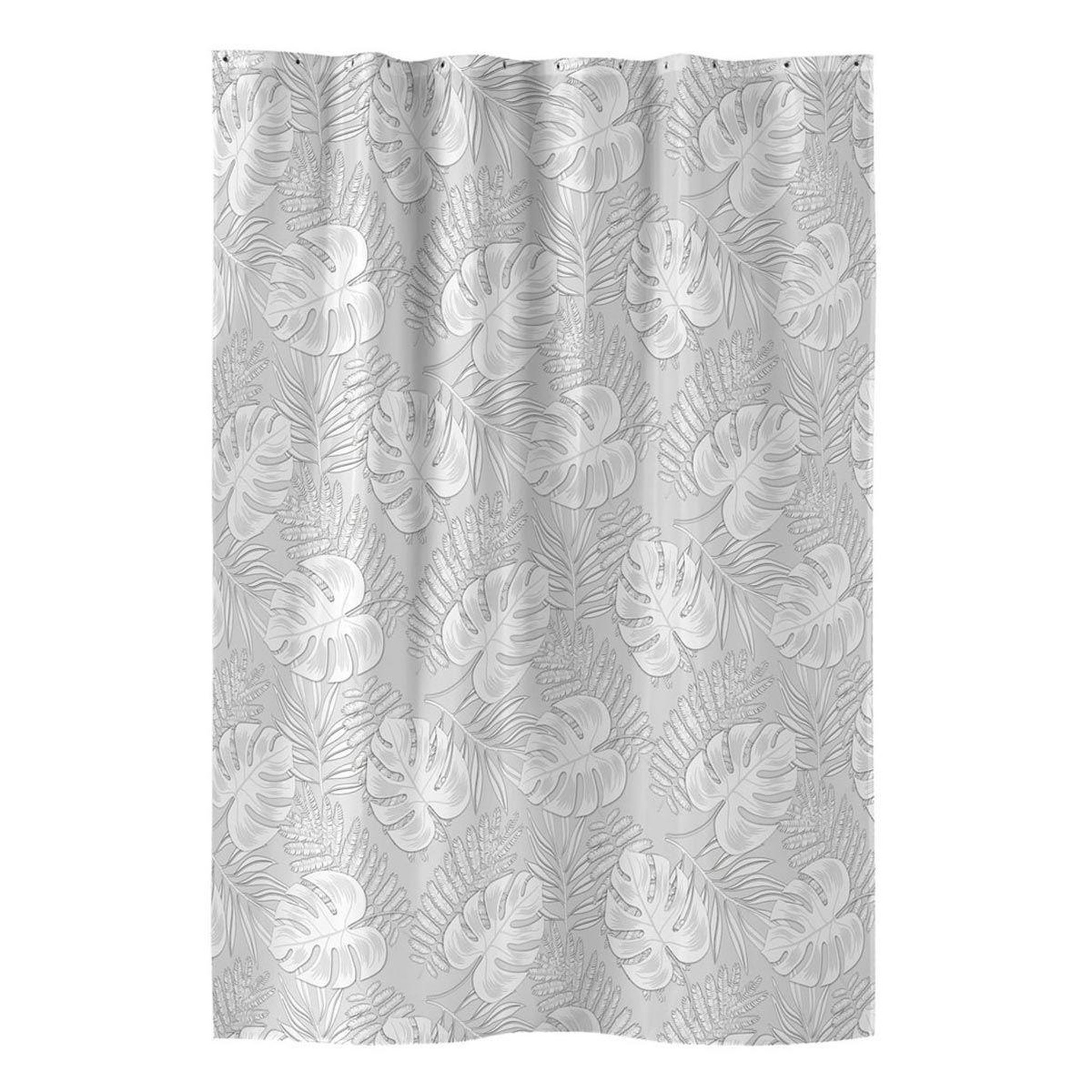 Douceur d'Intérieur Rideau de douche  amber  180x200cm gris