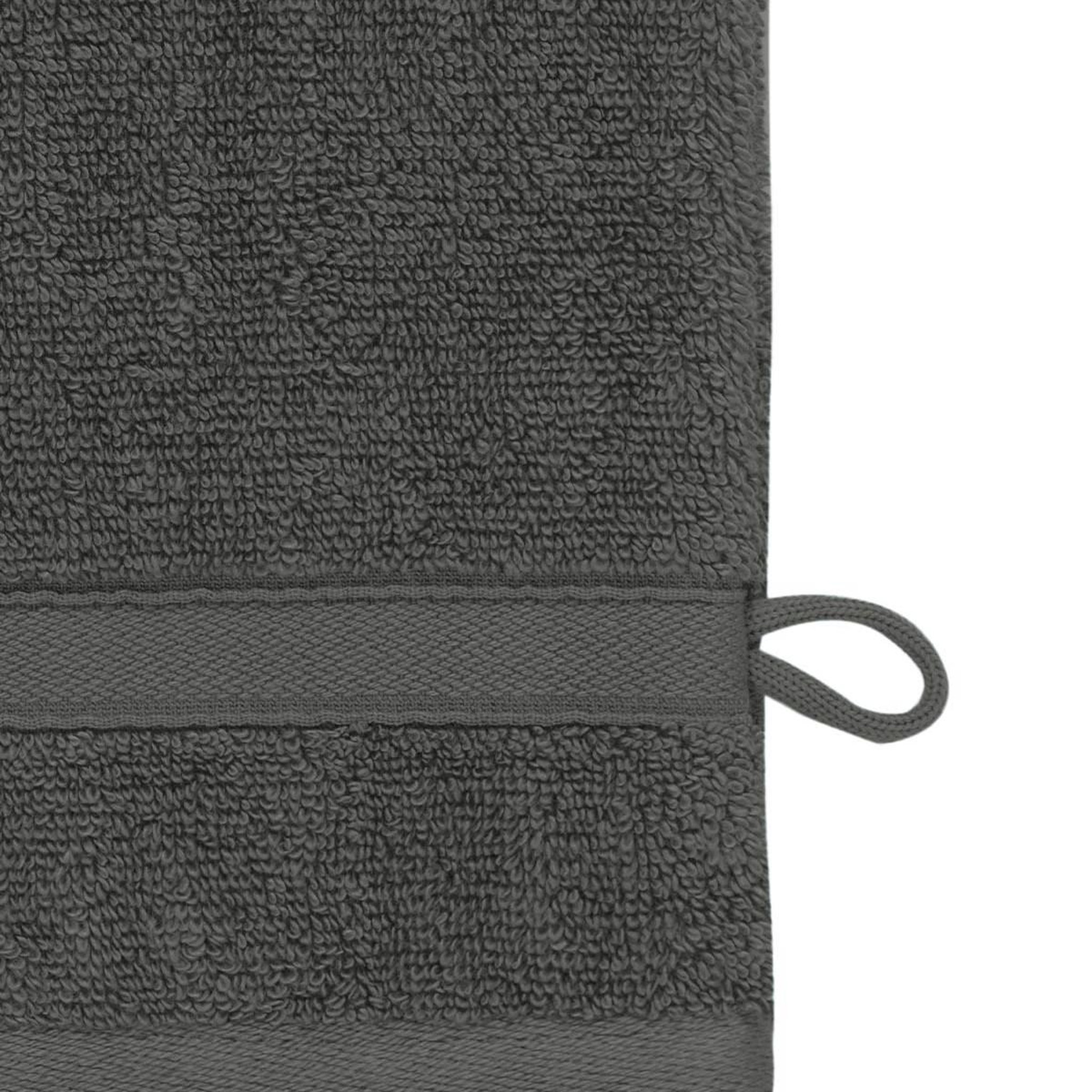 Voir la diapositive 3 : Sensei Maison Lot de 3 gants de toilette 600 g/m² SENSILK - 16x22 cm
