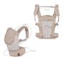 Voir la diapositive 6 : KINDERKRAFT Porte-bébé ergonomique réglable respirant