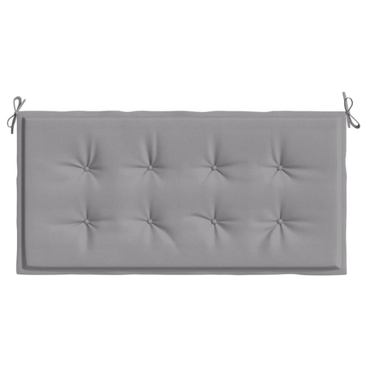 VIDAXL Coussin de banc de jardin gris 120x50x3 cm tissu oxford