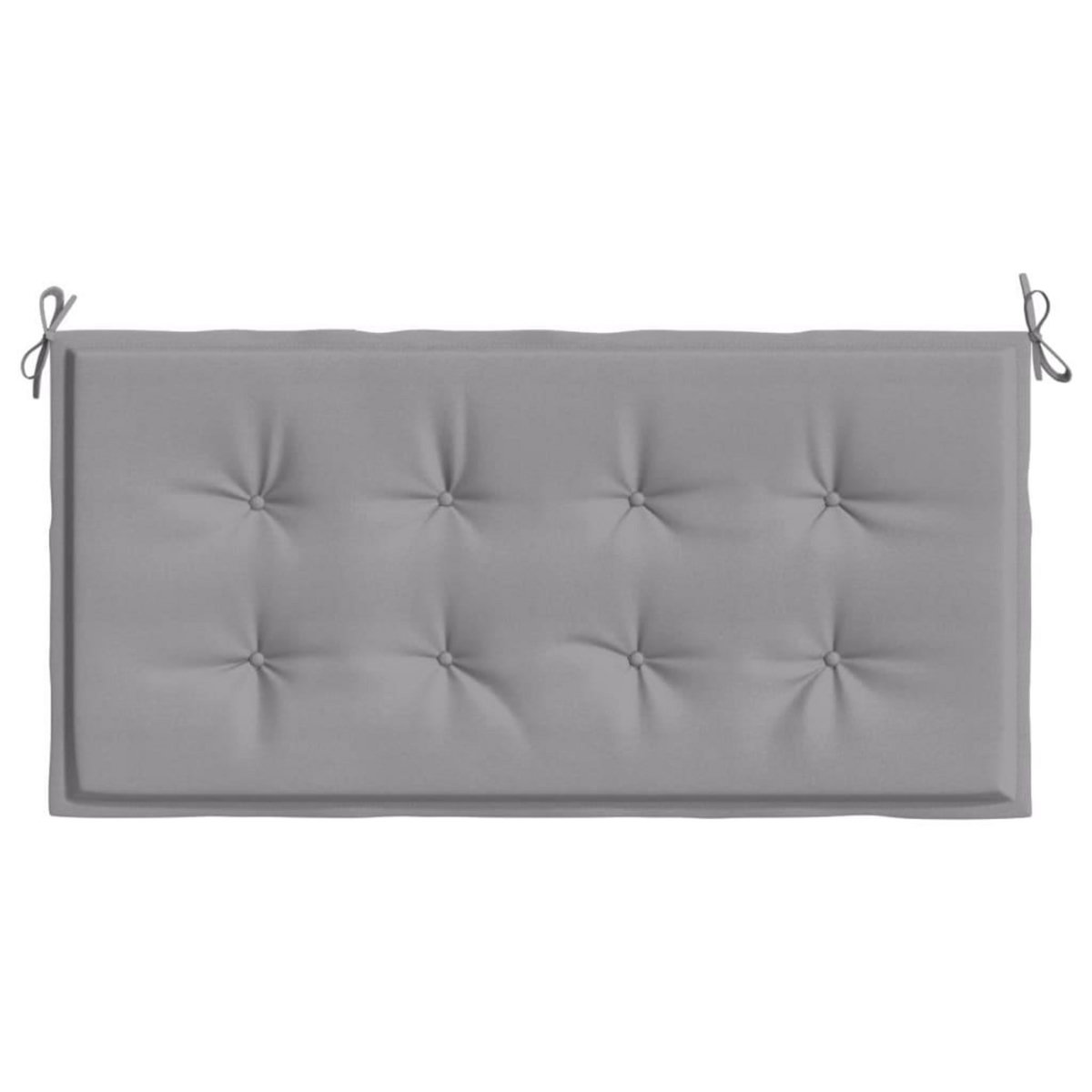 VIDAXL Coussin de banc de jardin gris 120x50x3 cm tissu oxford