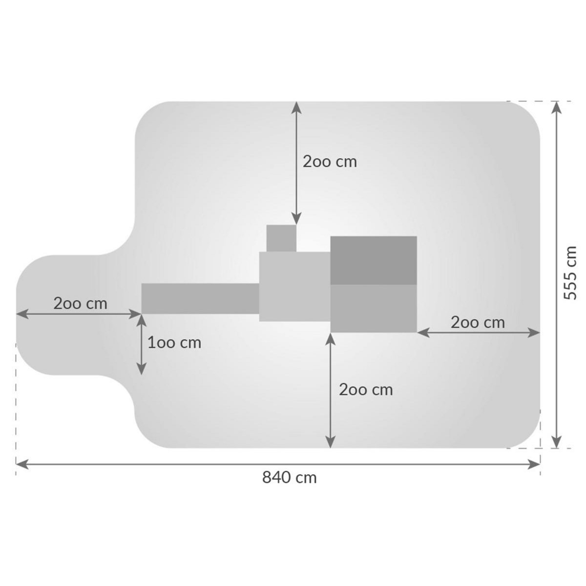 Fungoo Aire de jeux My House Free time Beach - Toboggan bleu - Fungoo