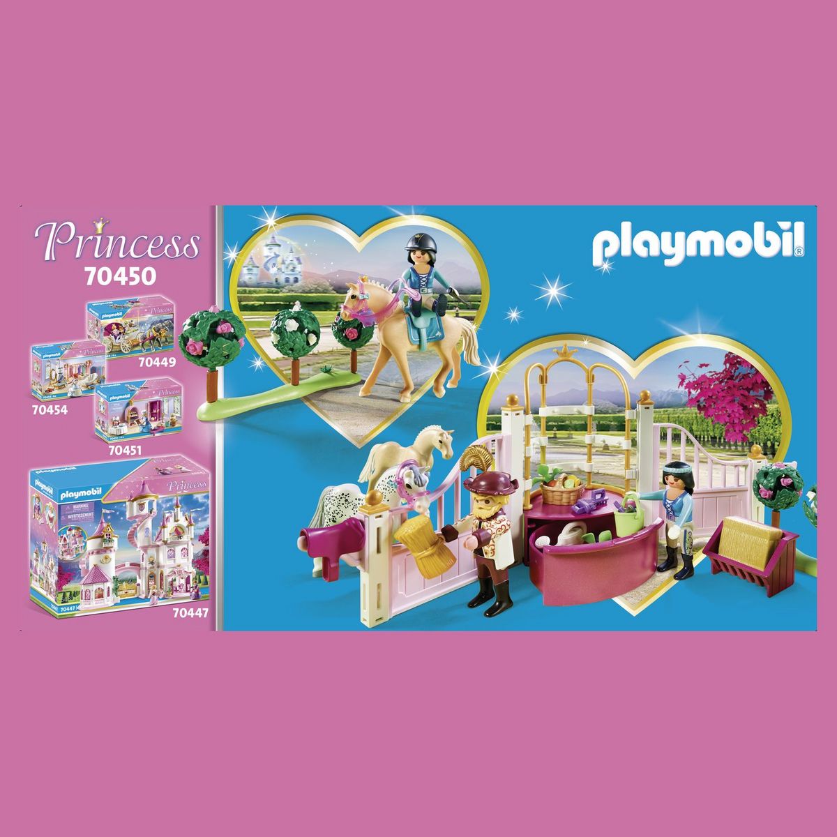 PLAYMOBIL 70450 - Princess - Princesse et chevaux 