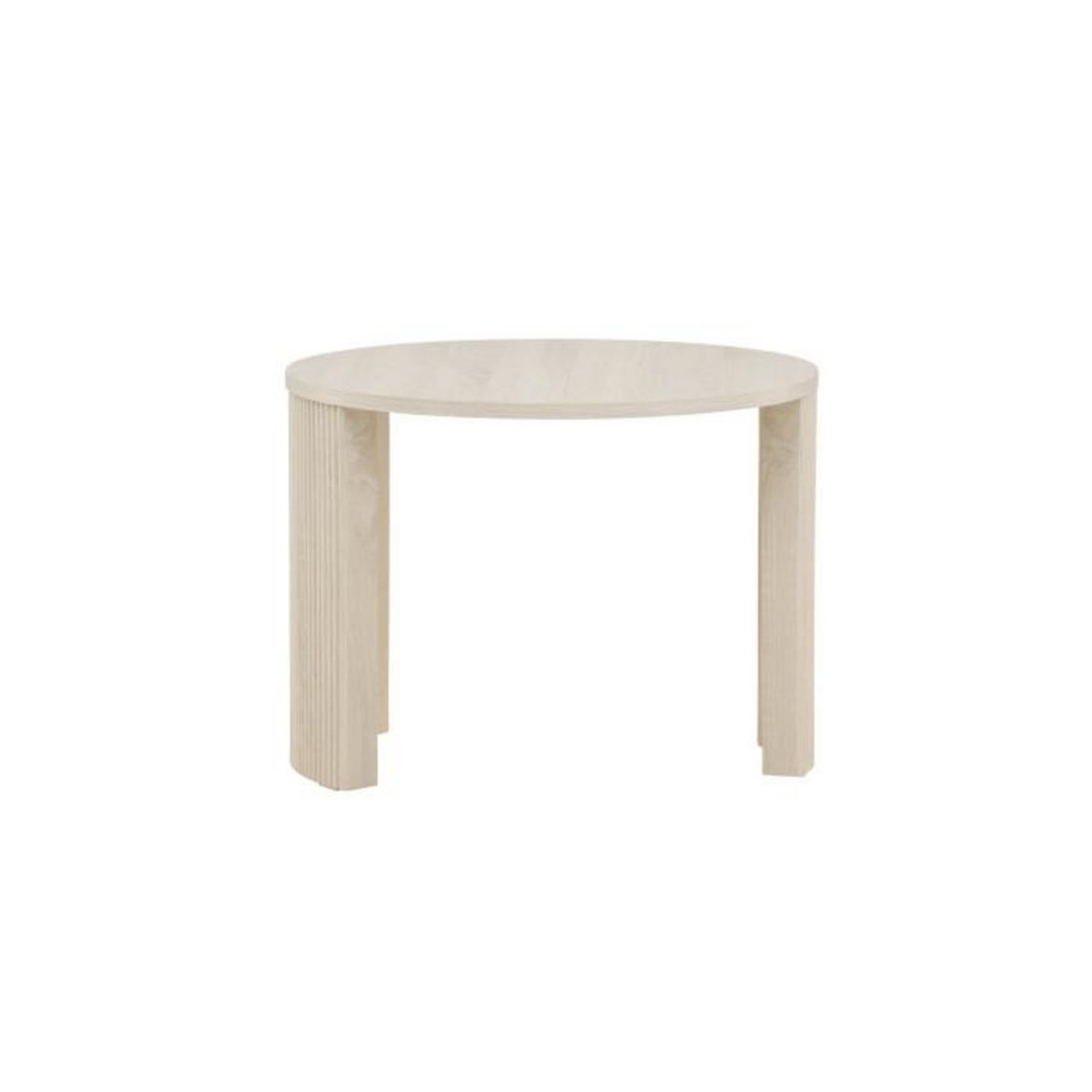 Paris Prix Table Basse Nervurée  Bristol  60cm Naturel